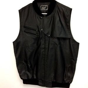 Orisue Motorcycle Biker Vest Black Polyester XL
